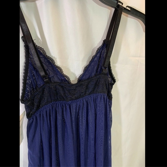 NEW‎ Tart Noir Alexa Babydoll Camisole Lingerie Navy/Black [SZ Small ] - Picture 8 of 8